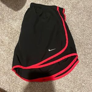 Black and red Nike shorts